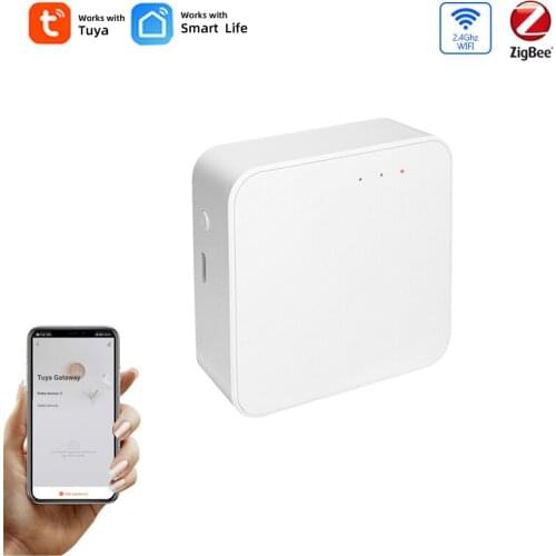 WIFI Tuya Smart Zigbee Bridge Wireless Gateway Hub for Smart Home,Zigbee 3.0,Remote Control by Smart Life APP