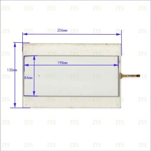 XWT490 206*135mm 10.1inch 4lines resistance screen this is compatible XWT 490 206*135MM