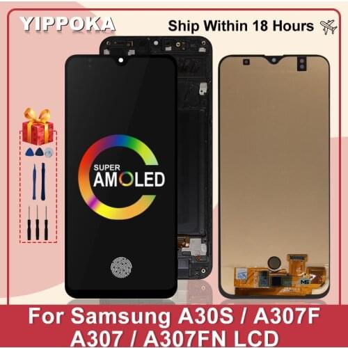 6.4" For Samsung Galaxy A30S A307 A307F LCD Display Touch Screen Digitizer For Samsung SM-A307F/DS LCD Replacement Parts