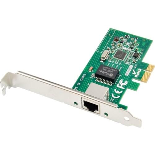 1 port PCIe X1 Single Port Gigabit Ethernet Network Adapter PCI Express Ethernet Controller Chip Intel I210AT 10/100/1000Mbps