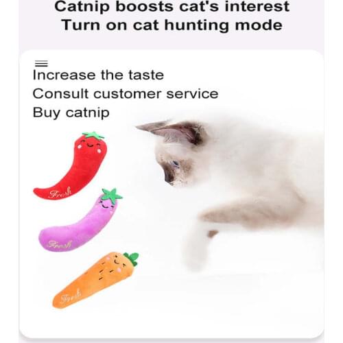 1pc Dog Chew Toy Fruit Vegetable Chicken Drum Bone Squeak Toy For Cat Pets Plush Red Pepper Eggplant Radish Tool Dog Accessories