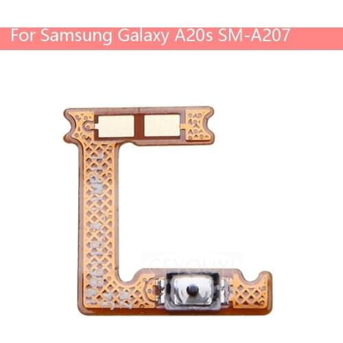 10pcs/lot Power On/Off Volume Button Flex Cable Replace Part For Samsung Galaxy A20s A207