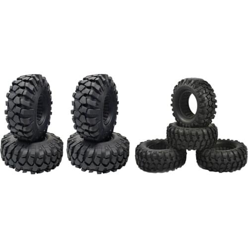 8 Pcs 1.9 Inch Tyre for 1/10 RC Crawler Traxxas TRX4 Axial SCX10 III AXI03007 90046, 4 Pcs 108X40mm & 4 Pcs 96X40mm