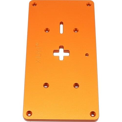 Aluminum Electric Jig Saw Flip Board Router Table Insert Plate for Jig Saw Woodworking Work Benches