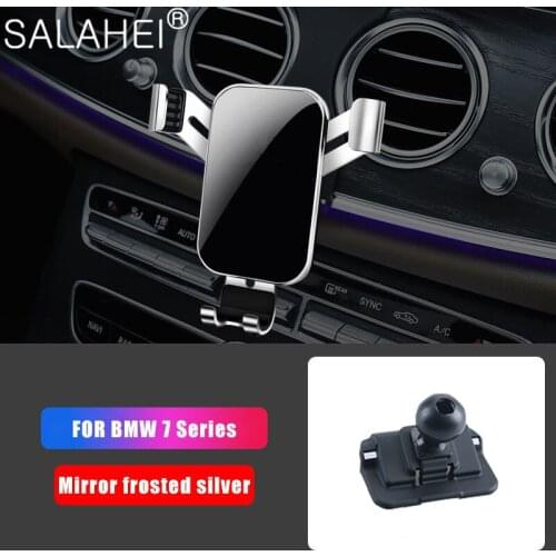 Car Phone Holder Adjustable For BMW 7 SeriesDashboard Mount GPS Telephone Bracket Clip Stand in Car For IPhone 11 Xiaomi Huawei