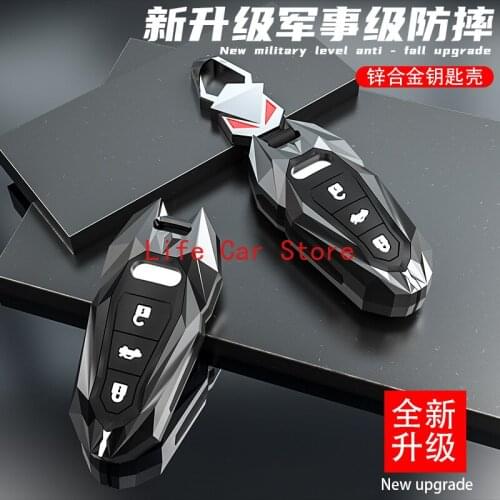 Alloy Key Fob Case Holder Bag Key Ring Protect Key For Audi A4l A6 A3 A8 A7 Q3 Q5 Q7