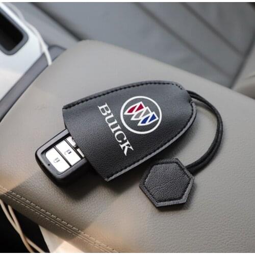 1Pcs PU Leather Car Key Case Dust Key Cover Accessories For Buick Regal Hideo Encore Lacrosse GL8 Excelle XT Verano Envision