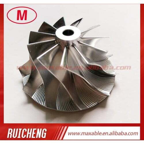 TD04 36.80/49.00mm 11+0 blades high performance turbocharger milling/aluminum 2618/billet compressor wheel