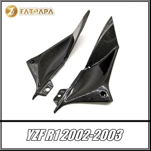 FOR Yamaha YZF R1 2002 2003 Motorcycle Parts Fairing Carbon Fiber Fuel Tank Both Sides Head Tube Side Cover