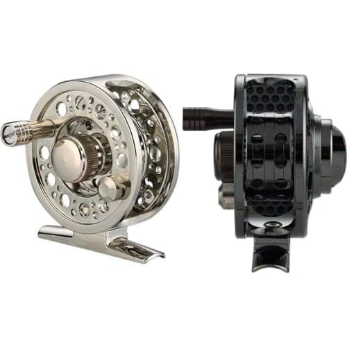 FL60 Full Metal Fly Reel Aluminum Alloy 2+1BB 1:1 Diecast Reel Fly Fishing Reels with Large Arbor Spool Design