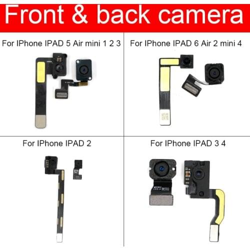 Front And Back Rear Camera For Apple Ipad Mini 1 2 3 4 5 6 Air 2 A1822 Main Big Camera Flex Cable Replacement Repair Parts