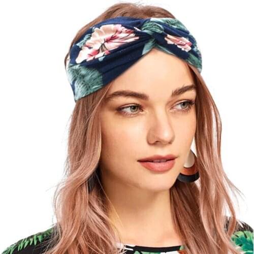 3 pcs Yoga Hairbands Women Yoga Pilates Training Colorful Pattern Headbands Turban Lady Outdoor Running Walking Sweatbands