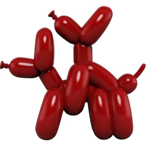 Creative Cute Simulation Dog Resin Craft Sculpture Animal Ornaments Dirty Dog Sculpture TV Cabinet Home Decor A1294