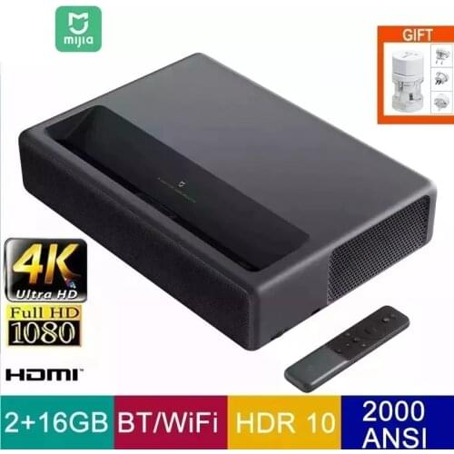Xiaomi MJJGTYDS03FM MIUI TV 2GB 16GB Laser Projector HDR TV 4K bluetooth WiFi 3D Home Theater System English Interface