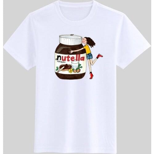 Boys Girls Cute Nutella T Shirt Kids Nutella Chips Tops Children Gift Tshirts