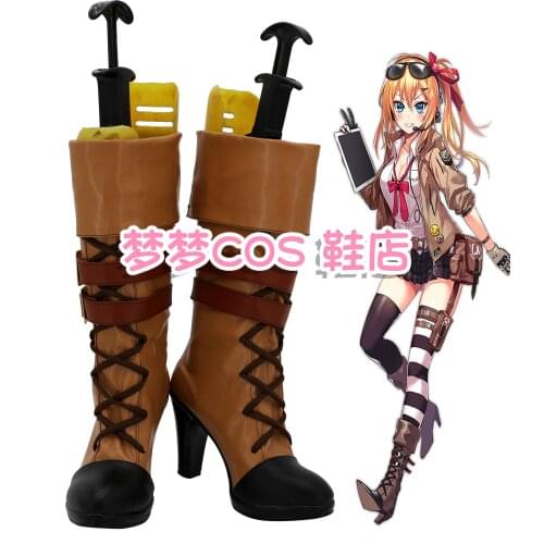 Game Girls Frontline Kalina Cosplay Shoes Boots Custom Made For Hallowee Carnival Party