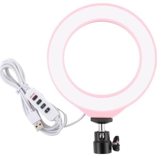 PULUZ Pu377F 4.7 Inch 12Cm Usb 3 Modes Dimmable Led Ring Vlogging Photography Video Lights Led Ring Fill Light