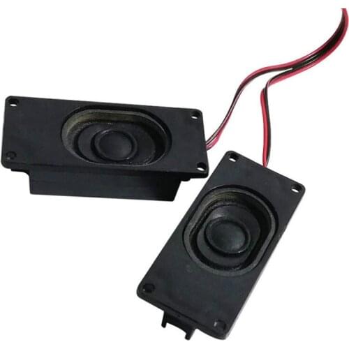 SOTAMIA 2Pcs 3070 LCD TV Mini Speakers Advertising 4 Ohm 3W Loudspeaker DIY Stereo Home Theater Computer Decoder Passive Speaker