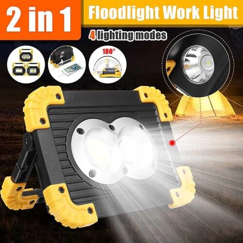 200W Super Bright Led Work Light Rechargeable for Outdoor Camping Handheld Searchlight Waterproof Spotlight Portable Work Lamp