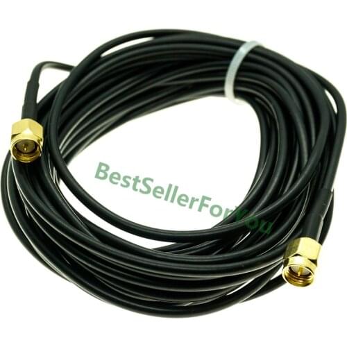 Wifi Antenna Extension Cable SMA Male to SMA Female bulkhead lot Connector RG174