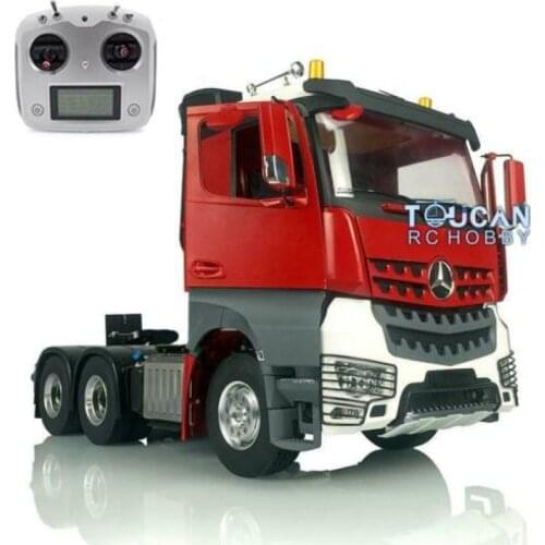 1/14 Tractor Truck LESU RC Metal 6*6 Chassis Hercul ESC Cabin Radio Sound THZH0818-SMT4