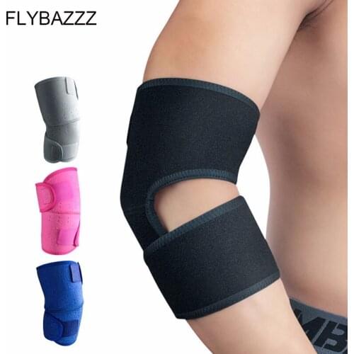 1PCS New Breathable Elbow Bandage Sports Elbow Pads Support Basketball Volleyball Gym Adjustable Arm Sleeve Pads Brace Protector