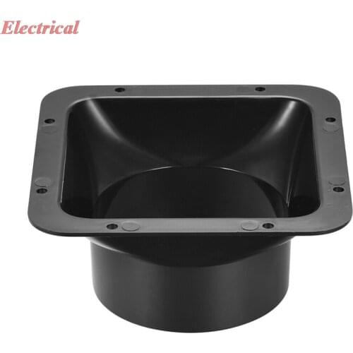 1pc Duct Connector Square Flange ABS Plastic for 3.94Inch Dia Hose