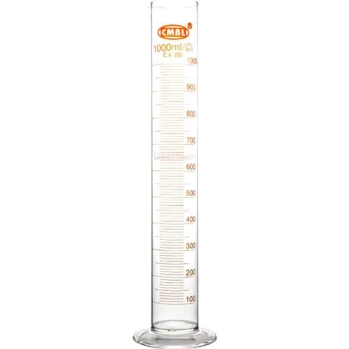 1000ml,Glass Measuring Cylinder W/Graduati,Spout Mouth,1 Litre,Heavy Wall