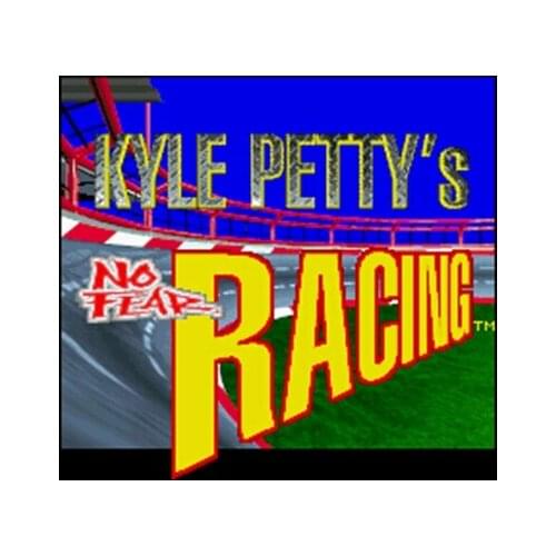 Kyle Pettys No Fear Racing 16 bit Big Gray Game Card For NTSC Game Player Drop Shipping