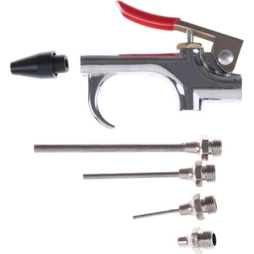 5Pcs/set Air Tool Dust Compressor Nozzle Blow Gun Accessory Duster Cleaning Kit Pneumatic Parts Accessories