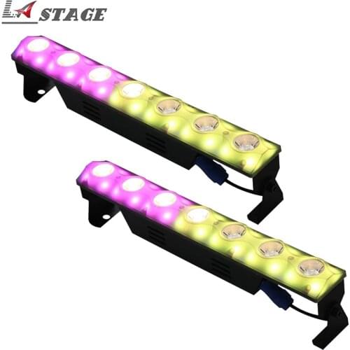 Free Shipping 2pcs/lot 2in1 Washer Magic Led DMX Individual Led Wall Washer Light Party DJ Stage Light Night