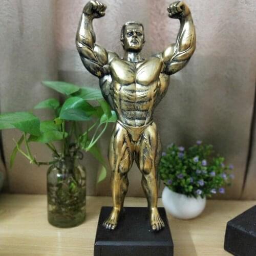 EUROPEAN SPORTS HERCULES MUSCULAR MEN AND WOMEN STATUE ABSTRACT FIGURE ARTS SCULPTURE RESIN ART&CRAFT HOME DECORATION GYM R2873