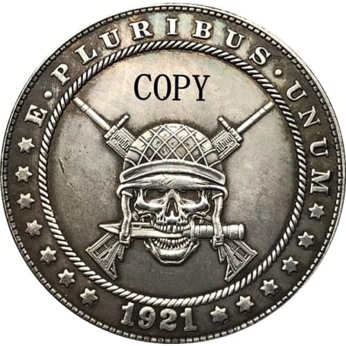 Hobo Nickel 1921-D USA Morgan Dollar COIN COPY Type 189