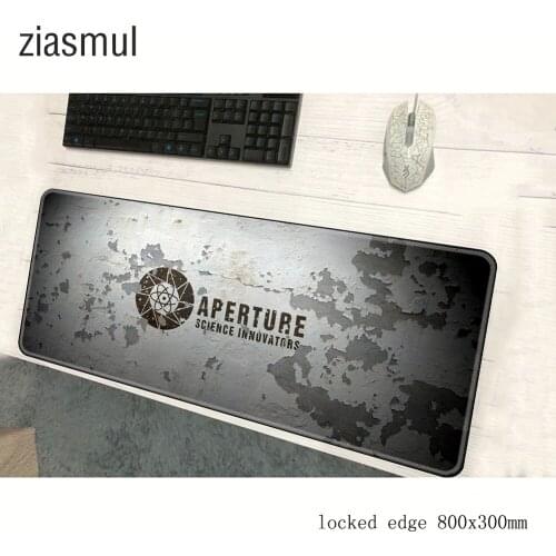 Portal 2 mouse pad gamer 800x300x3mm cheapest notbook mouse mat gaming mousepad large best seller pad mouse PC desk padmouse