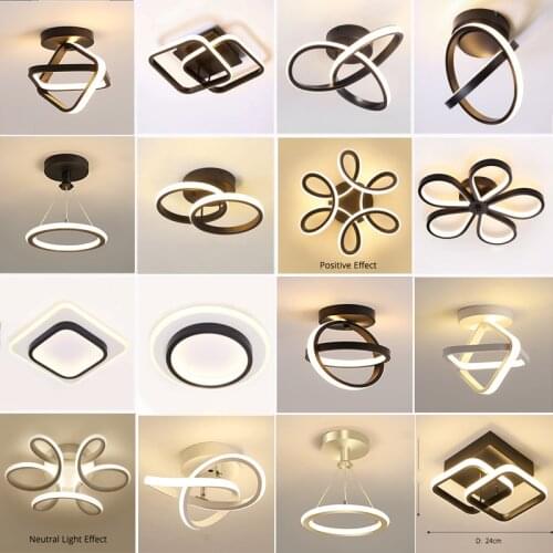 Hot Sale Aisle lamp Nordic Modern LED Ceiling Lamp Bedroom Corridor Balcony Living Room Ceiling Lamp Acrylic Decor Home Lighting