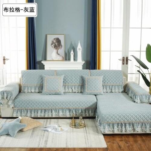 New plush Sofa cushion Winter thickening fabric non-slip Hot sofa cover hood towel all-inclusive universal high-grade cushion