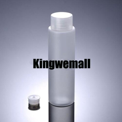 Wholesale 300pcs/lot 200ml PET Frosted Bottle with Stopper Cosmetic Packaging FMJ03