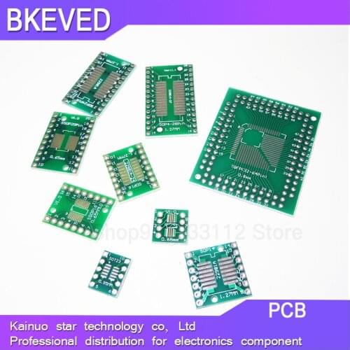 10PCS PCB Board SMD Turn To DIP SOP MSOP SSOP TSSOP SOT23 28 SOP14 SOP16 SOP-8 10 SOP-14 SOP-16 SOP-20 24 SOP-28 SMT To DIP New