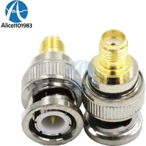 Adapter BNC Plug Male to SMA Female Jack RF Connector Straight For RF