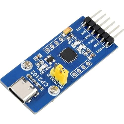 CP2102 USB UART Board (Type C), USB To UART (TTL) Communication Module, USB-C Connector