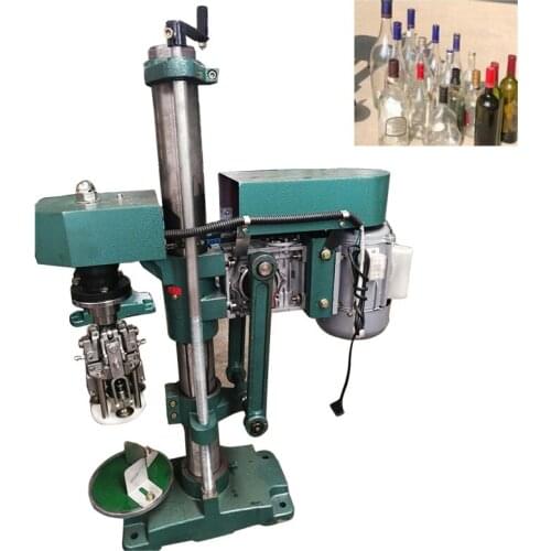 Semi-automatic capping machine anti-theft bottle cap juice wine water capping machine liquid bottle glass plastic sealing machin