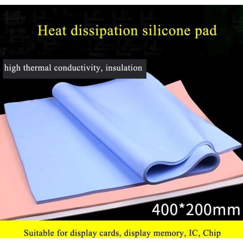 Deer fairy heat conduction silicone film CPU memory heat dissipation silicone pad laptop graphics card North-South Bridge heat