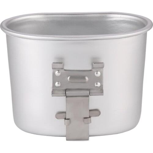 Tiartisan Kitchen accessories Aluminum Canteen Cup Military Canteen kit for BBQ Camping Hiking Backpacking cookware pot kettle