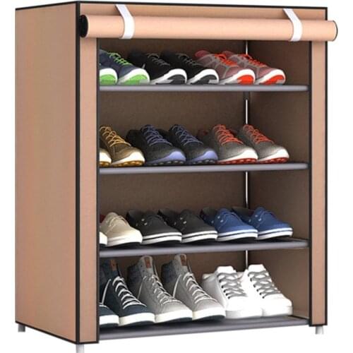 NAI YUE Dustproof Large Size Non-Woven Fabric Shoes Rack Shoes Organizer Home Bedroom Dormitory Shoe Racks Shelf Cabinet