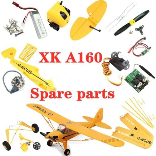 WLtoys XK A160 RC Remote Control Glider spare parts Screw Circuit board motor Charging line ESC Remote control fuselage