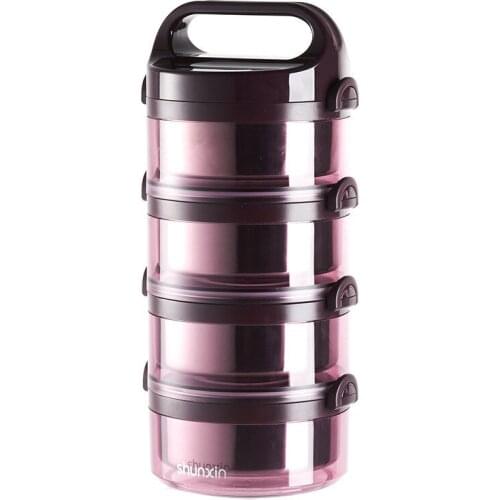 Japanese Double Layer Leak-proof Lunch Box Stainless Steel Bento Box Kids Portable Picnic School Food Container Thermal Lunchbox