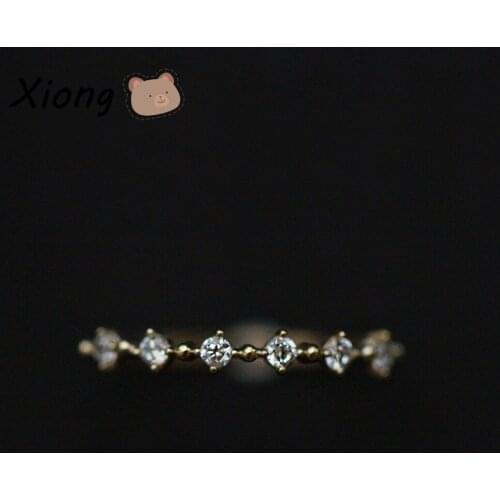 Mi Xiong Real 925 Sterling Silver Ring Women Sparkling Luxury Jewelry Wedding Engagement Exquisite Elegance Classic Cute Romance