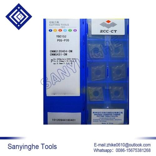 Free shipping high quality 10pcs/lots YBC152 CNMG120404-DM cnc carbide turning inserts