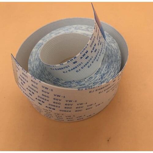 3PCS 24Pin 2600mm FFC flat date cable for epson 9600 7600 printer motherboard long date cable long line