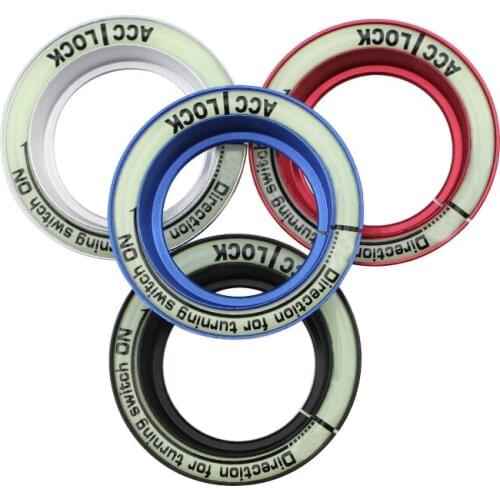 Carmilla Car Luminous Ignition Key Switch Trim Stickers Hole Circle Sticker for Ford Focus 2 3 4 ST RS Kuga Escape Mondeo